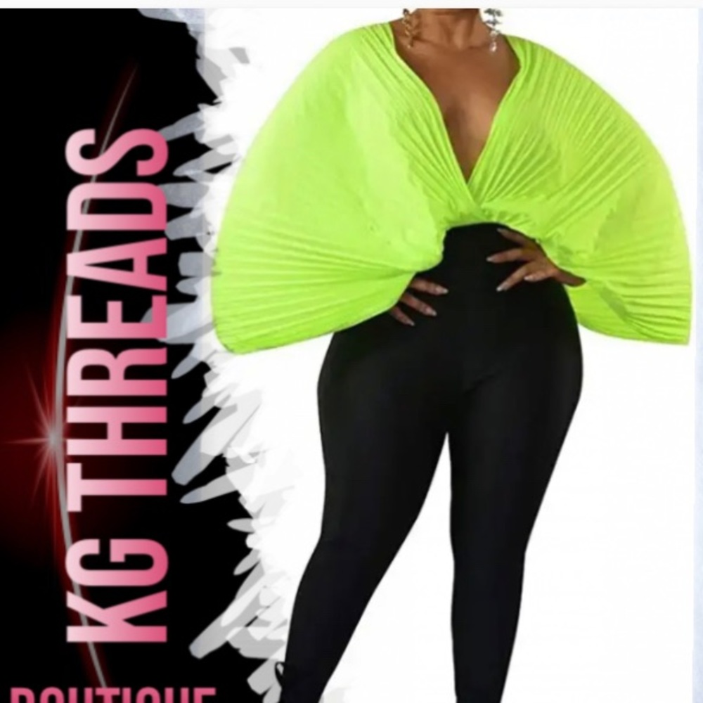Chiffon Batwing Top